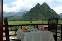 Vista desde el restaurante del Lodge de Mai Chau
