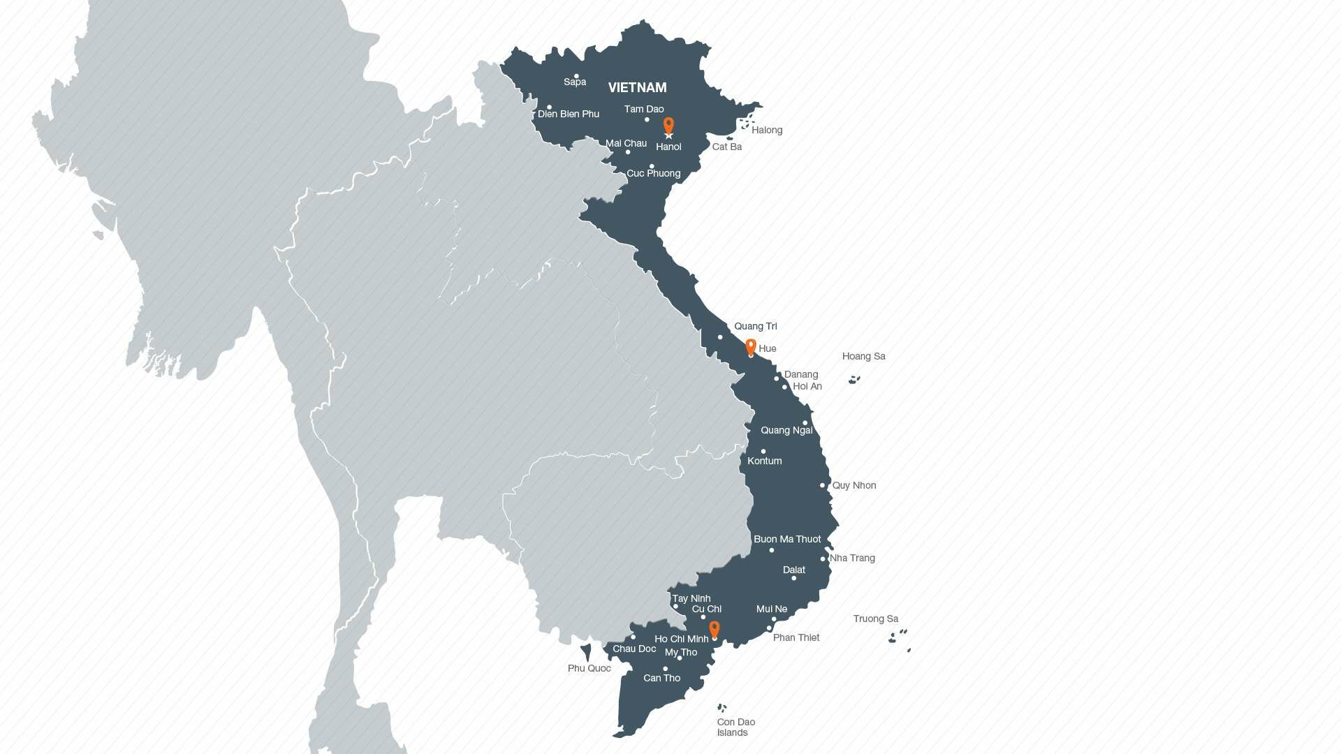  Mapa de Vietnam 